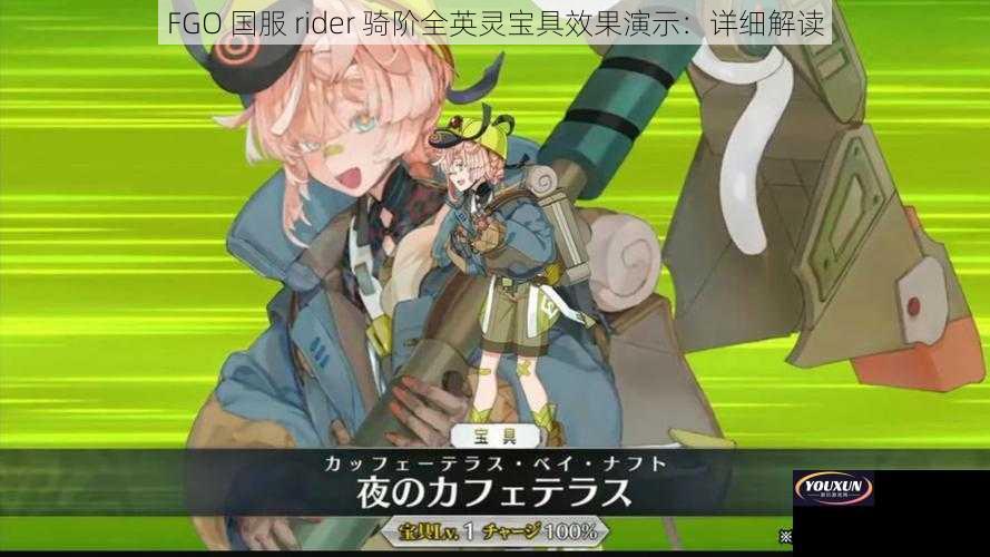 FGO 国服 rider 骑阶全英灵宝具效果演示：详细解读