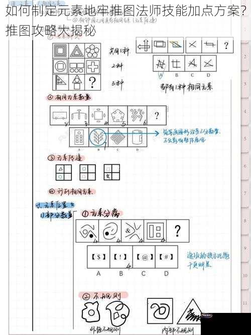 如何制定元素地牢推图法师技能加点方案？推图攻略大揭秘