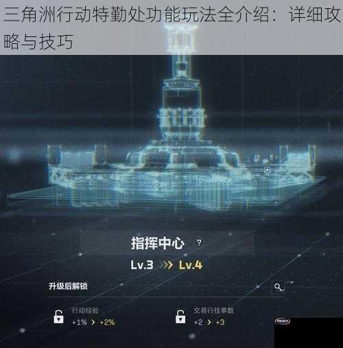 三角洲行动特勤处功能玩法全介绍：详细攻略与技巧