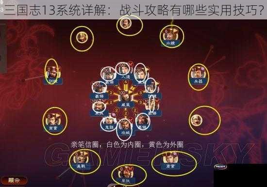 三国志13系统详解：战斗攻略有哪些实用技巧？