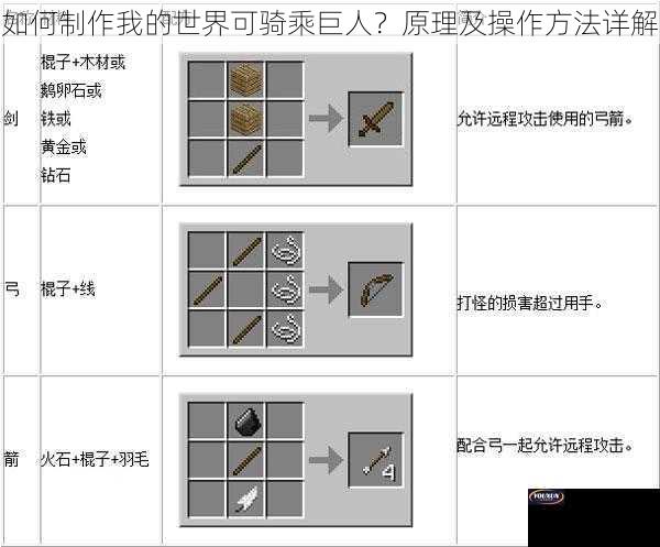 如何制作我的世界可骑乘巨人？原理及操作方法详解