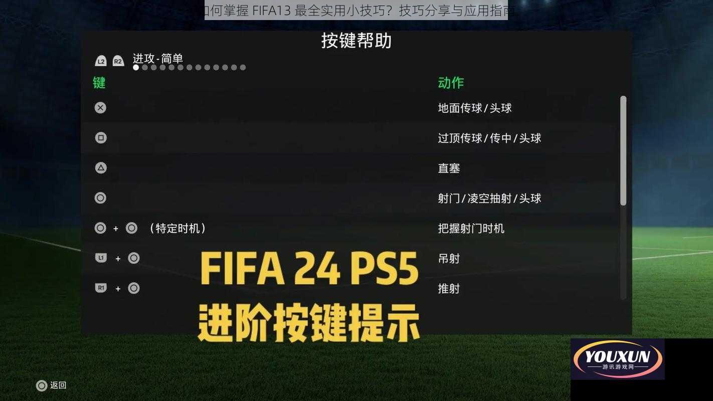 如何掌握 FIFA13 最全实用小技巧？技巧分享与应用指南