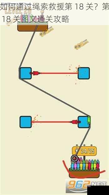如何通过绳索救援第 18 关？第 18 关图文通关攻略