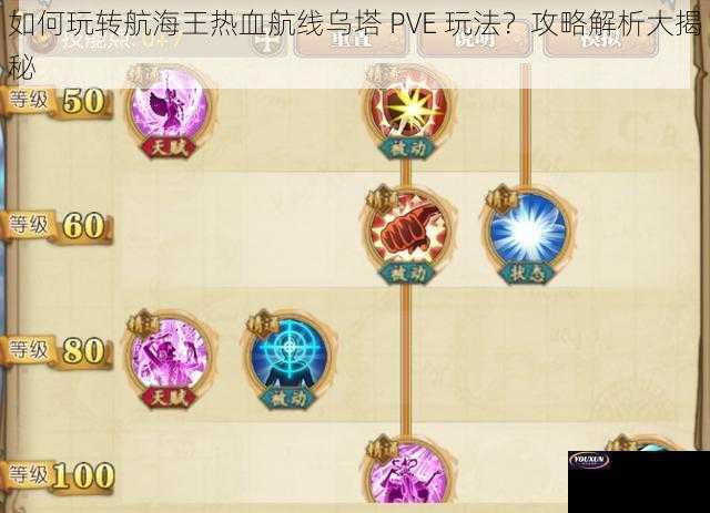 如何玩转航海王热血航线乌塔 PVE 玩法？攻略解析大揭秘