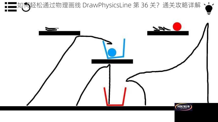 如何轻松通过物理画线 DrawPhysicsLine 第 36 关？通关攻略详解