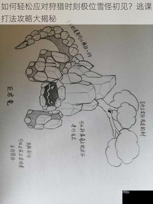 如何轻松应对狩猎时刻极位雪怪初见？逃课打法攻略大揭秘