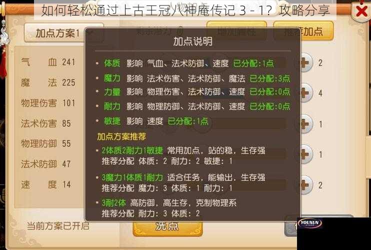 如何轻松通过上古王冠八神庵传记 3 - 1？攻略分享