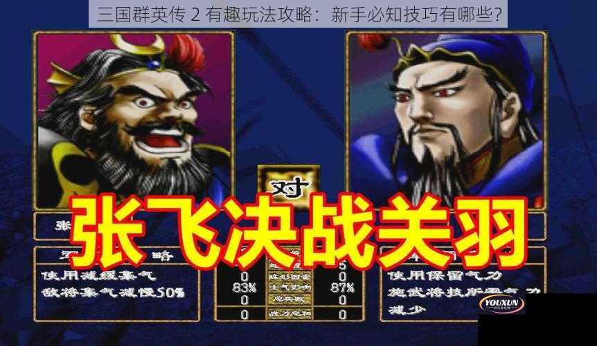 三国群英传 2 有趣玩法攻略：新手必知技巧有哪些？