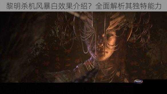 黎明杀机风暴白效果介绍？全面解析其独特能力