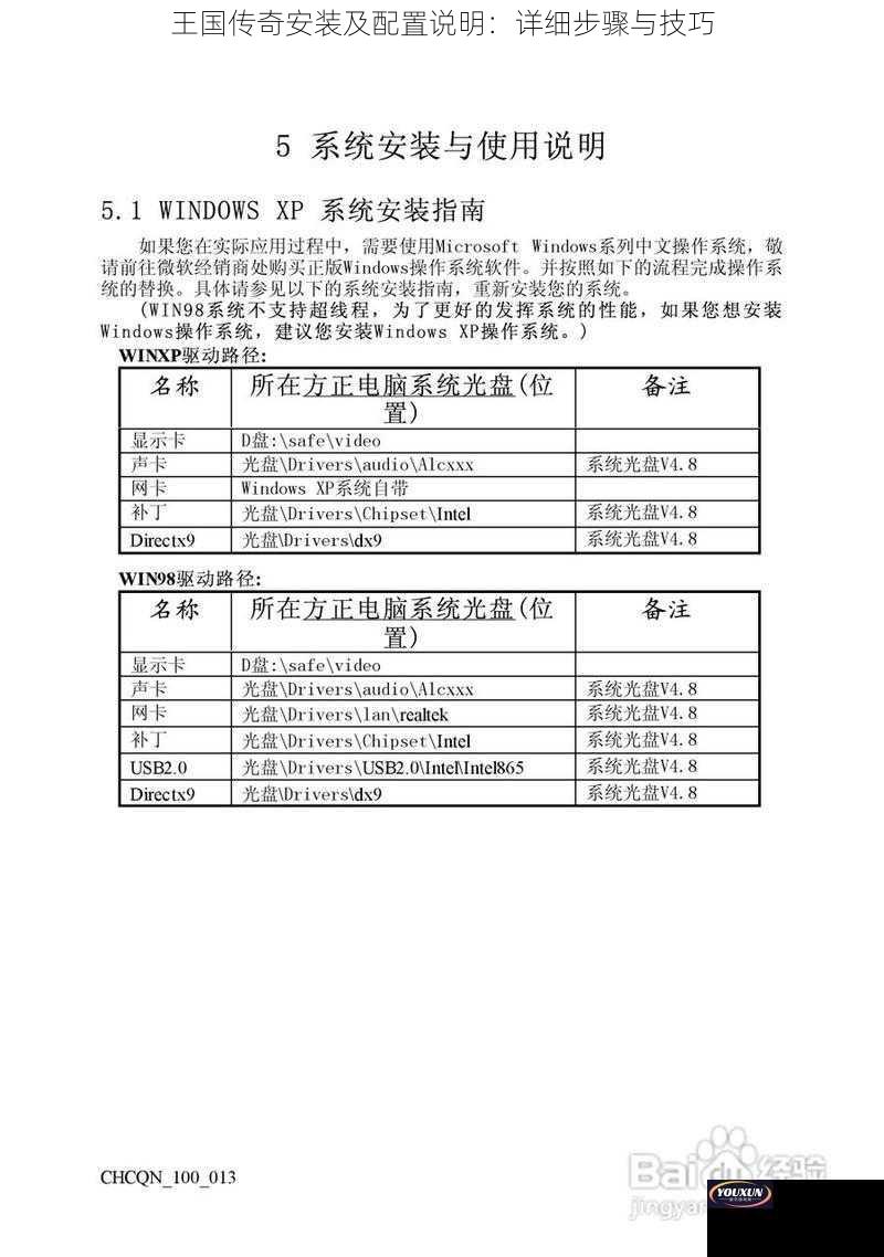 王国传奇安装及配置说明：详细步骤与技巧