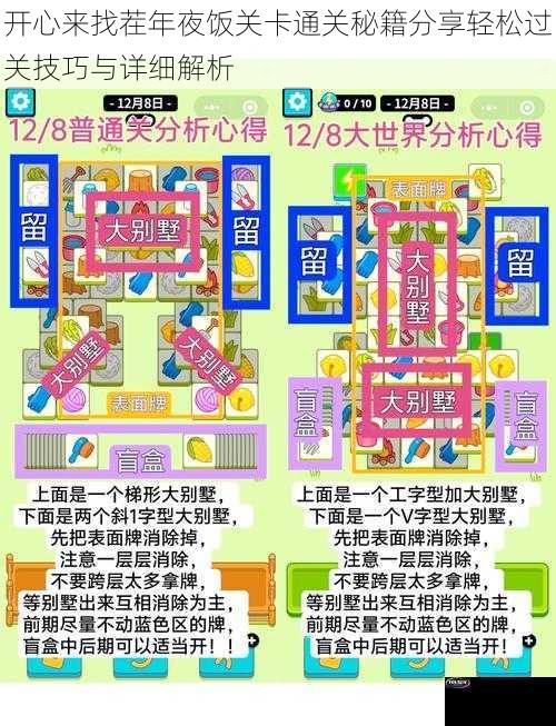 开心来找茬年夜饭关卡通关秘籍分享轻松过关技巧与详细解析